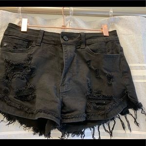 KanCan distressed denim shorts